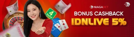 CASHBACK IDNLIVE 5%